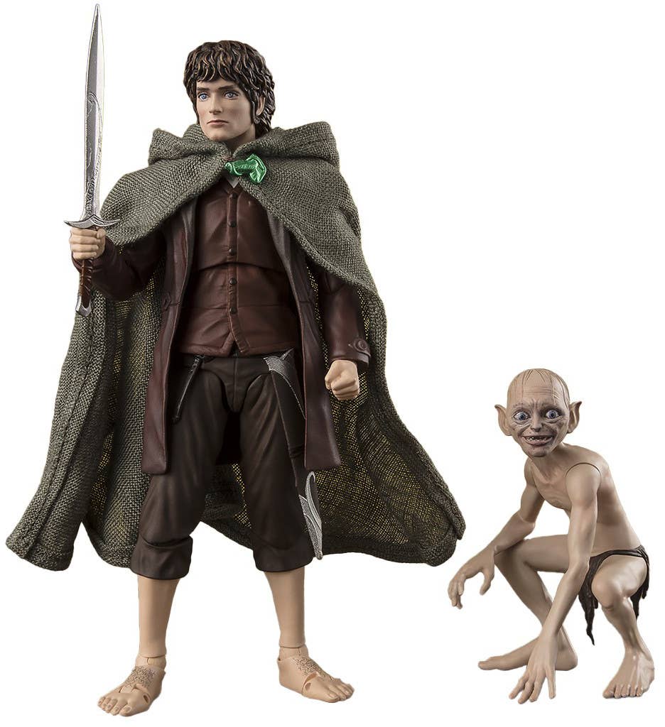 TAMASHII NATIONS Frodo Baggins & Gollum (The Lord of the Rings: The Fellowship of the Ring) "The Lord of the Rings", TAMASHII NATIONS S.H.Figuarts | 4573102675637