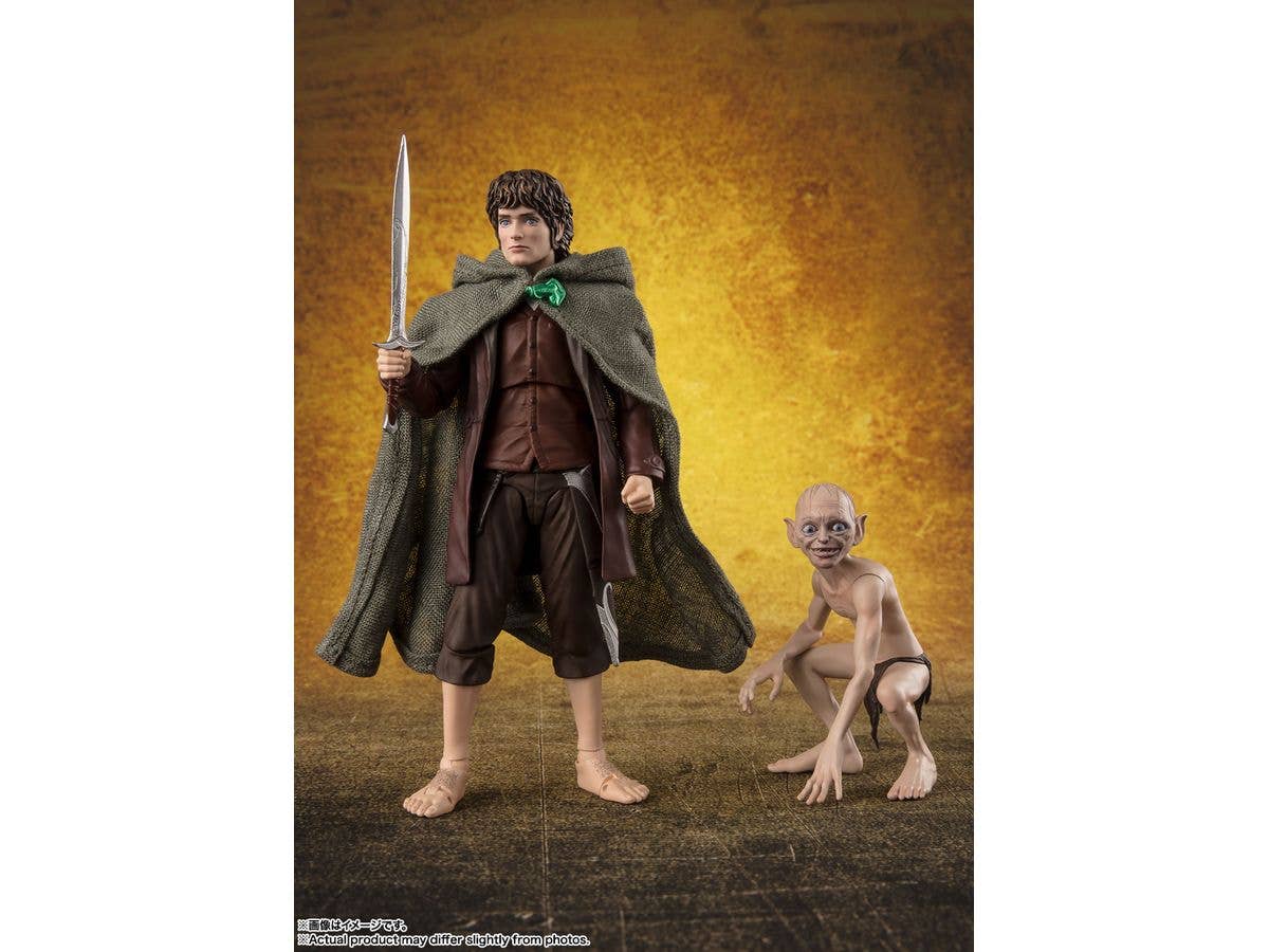TAMASHII NATIONS Frodo Baggins & Gollum (The Lord of the Rings: The Fellowship of the Ring) "The Lord of the Rings", TAMASHII NATIONS S.H.Figuarts | 4573102675637