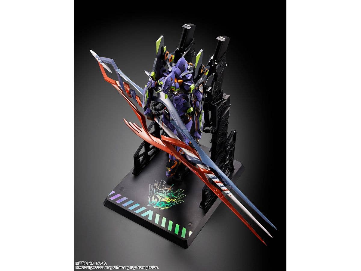 TAMASHII NATIONS EVANGELION TEST TYPE-01 30th with the spear of Gaius EVANGELION, TAMASHII NATIONS METAL BUILD | 4573102676337