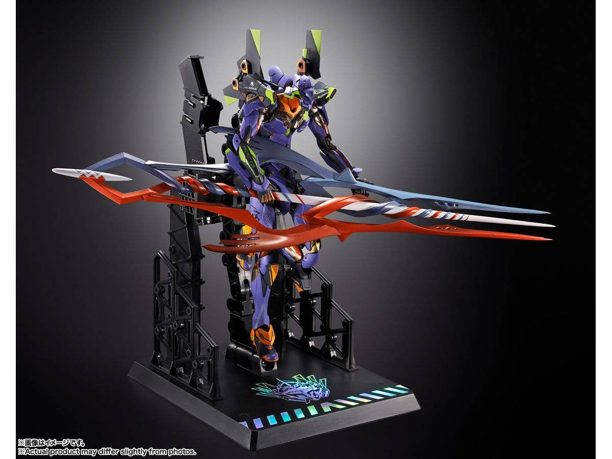 TAMASHII NATIONS EVANGELION TEST TYPE-01 30th with the spear of Gaius EVANGELION, TAMASHII NATIONS METAL BUILD | 4573102676337