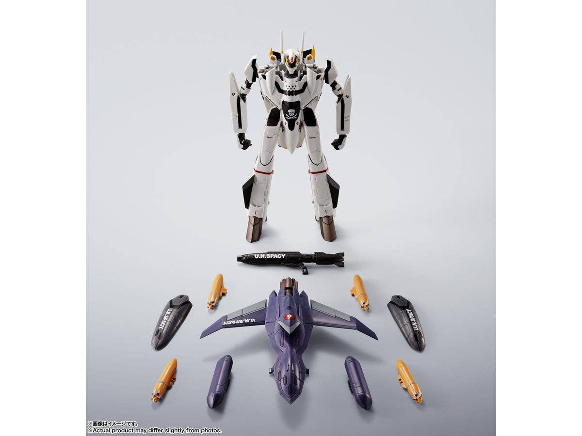 TAMASHII NATIONS VF-0S Phoenix (Roy Focker Use) + QF-2200D-B Ghost Macross, TAMASHII NATIONS Hi-Metal R | 4573102692573