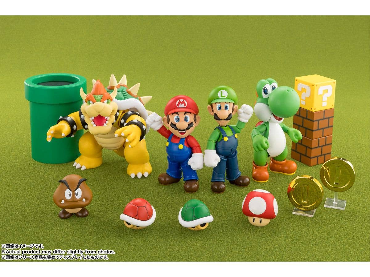 TAMASHII NATIONS Super Mario Playset (Super Mario) Super Mario, TAMASHII NATIONS S.H.Figuarts | 4573102693075