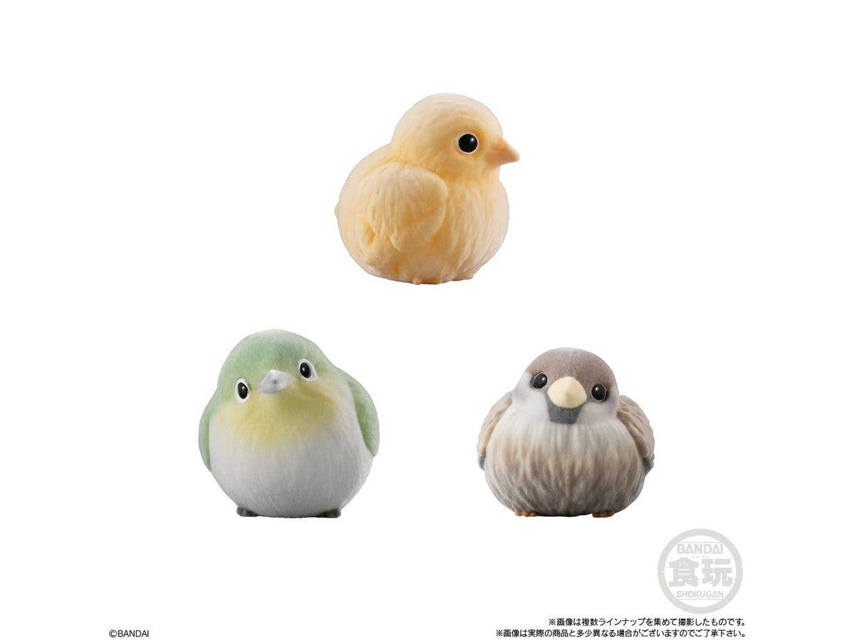 BANDAI Flocked Tenori Friends 1 - Birds (Box/12), Bandai Shokugan Tenori Friends | 4570117914065