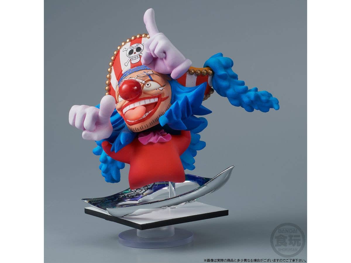 BANDAI One Piece Niformation Tsukuru Figure Buggy "One Piece", Bandai Shokugan Niformation | 4570117923128