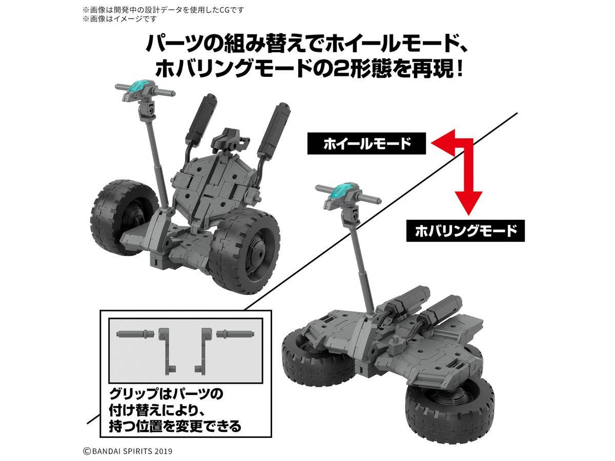 30MM 1/144 Extended Armament Vehicle (WHEEL MOBILE Ver.) | 4573102683618