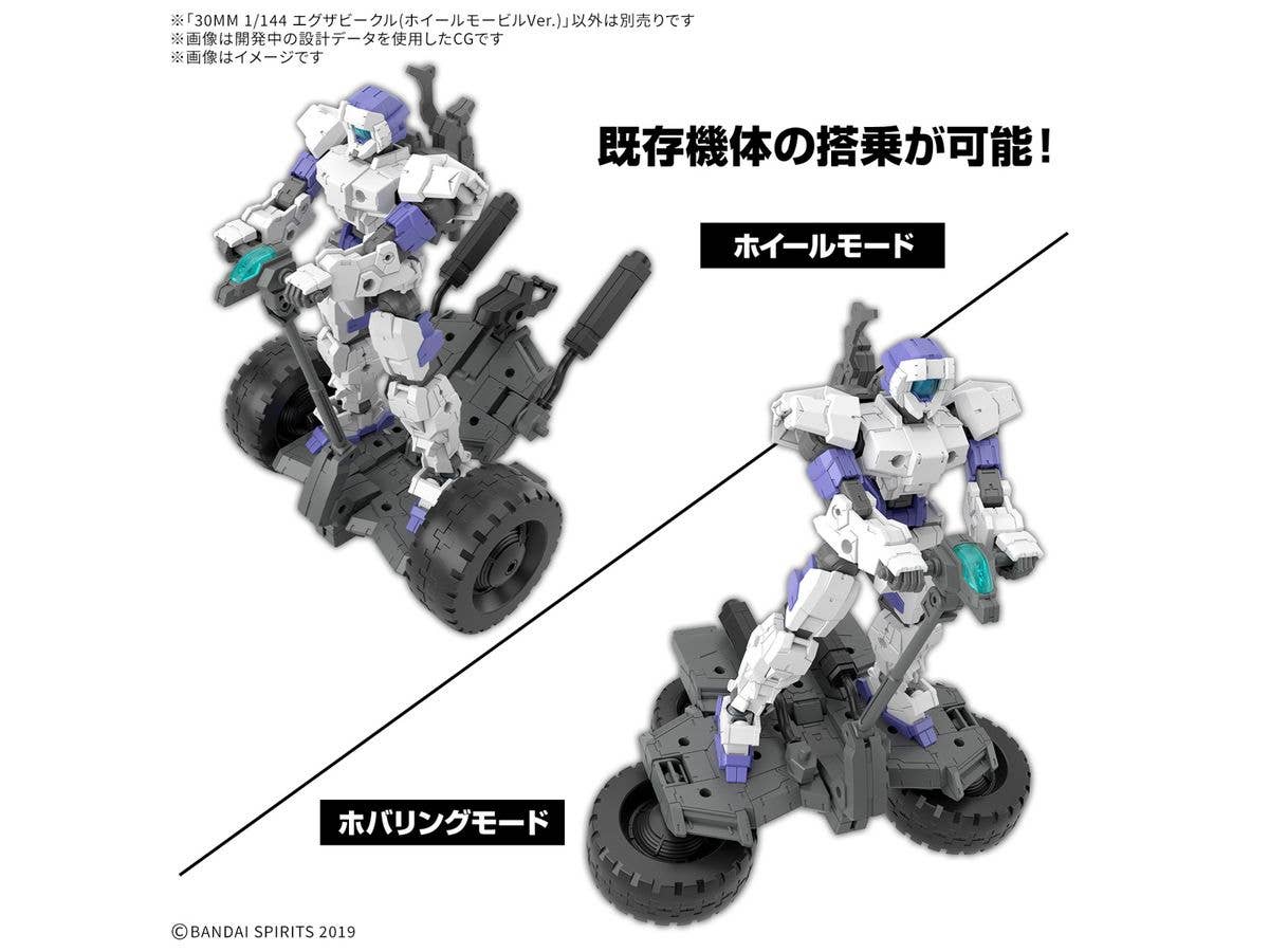 30MM 1/144 Extended Armament Vehicle (WHEEL MOBILE Ver.) | 4573102683618