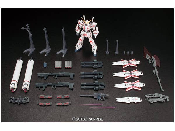 Bandai #199 Full Armor Unicorn Gundam ((Destroy Mode)/Red Color Ver.), 'Gundam UC', Bandai HGUC 1/144 | 4573102604033