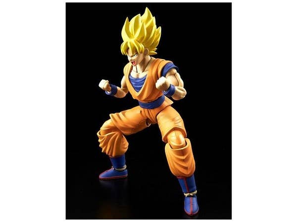 Bandai (DISCONTIUED USE BAS5058089) Super Saiyan Son Goku 'Dragon Ball Z', Bandai Figure-rise Standard | 4549660105411