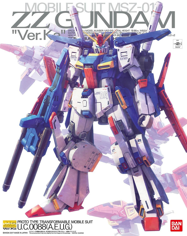 Bandai MG 1/100 ZZ Gundam Ver.Ka