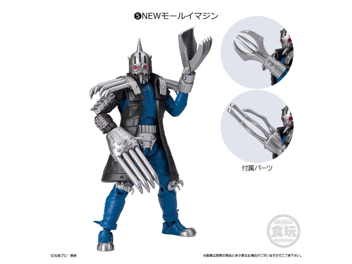 Bandai Shokugan Shodo Kamen Rider 9 "Kamen Rider", Box of 10 | 4549660819929