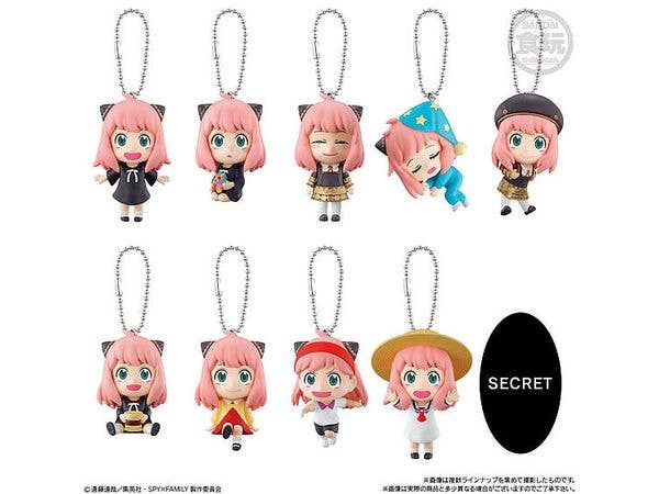 Bandai Shokugan Mascot Spy X Family Mascot, Blind box of 10 | 4549660819998