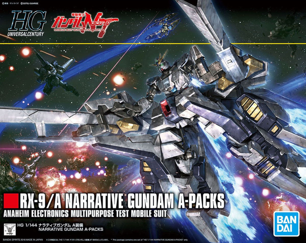 BANDAI Hobby HGUC 1/144 NARRATIVE GUNDAM (A-PACKS)