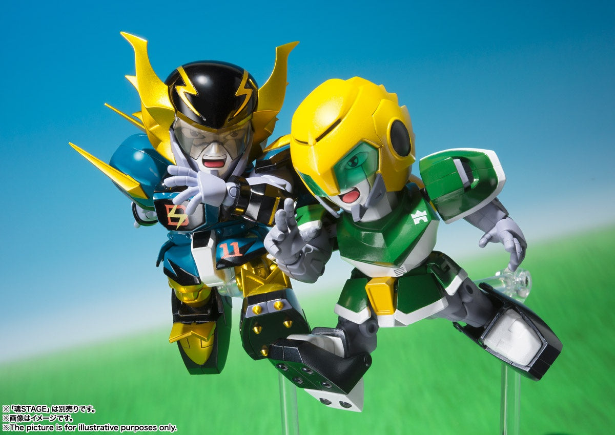 Bandai Tamashii Nations Soul of Chokogin Iron Leaguer Mach Windy & Gold Foot "Shippu Iron Leaguer"