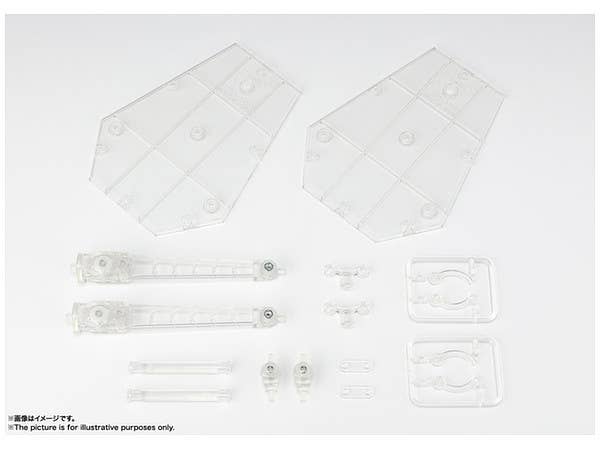 BANDAI Spirits Tamashii Stage Act. 5 for Mechanics, Stand Support (Clear), Bandai | 4573102567888