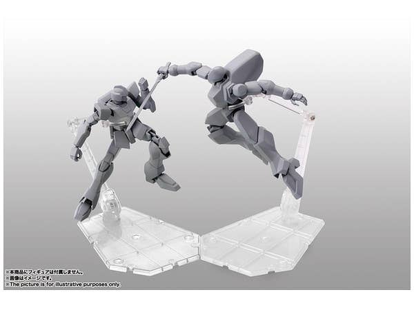 BANDAI Spirits Tamashii Stage Act. 5 for Mechanics, Stand Support (Clear), Bandai | 4573102567888