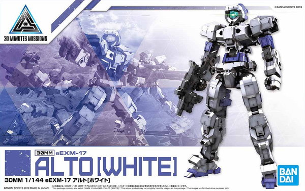 30MM - eEXM-17 Alto - White - 1/144(Bandai Spirits)