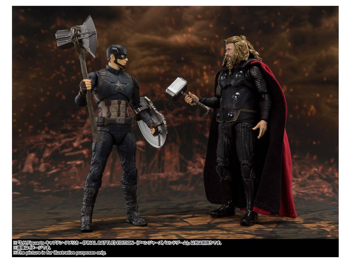 アベンジャーズ/エンドゲーム - Captain America - S.H.Figuarts - 《FINAL BATTLE》 EDITION(Bandai Spirits) | 4573102587312