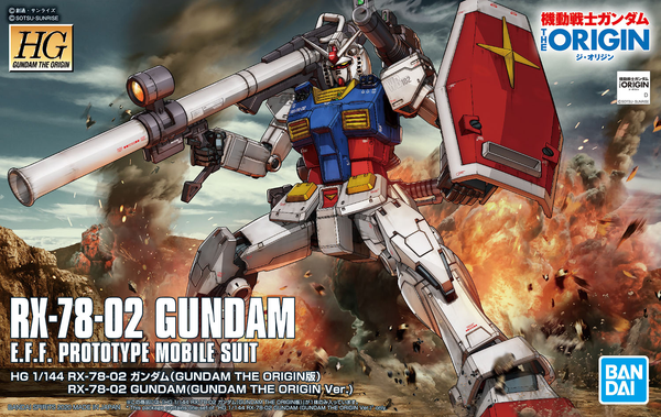 機動戦士ガンダム:The Origin - RX-78-02 Gundam - HGGTO (26) - 1/144(Bandai Spirits)