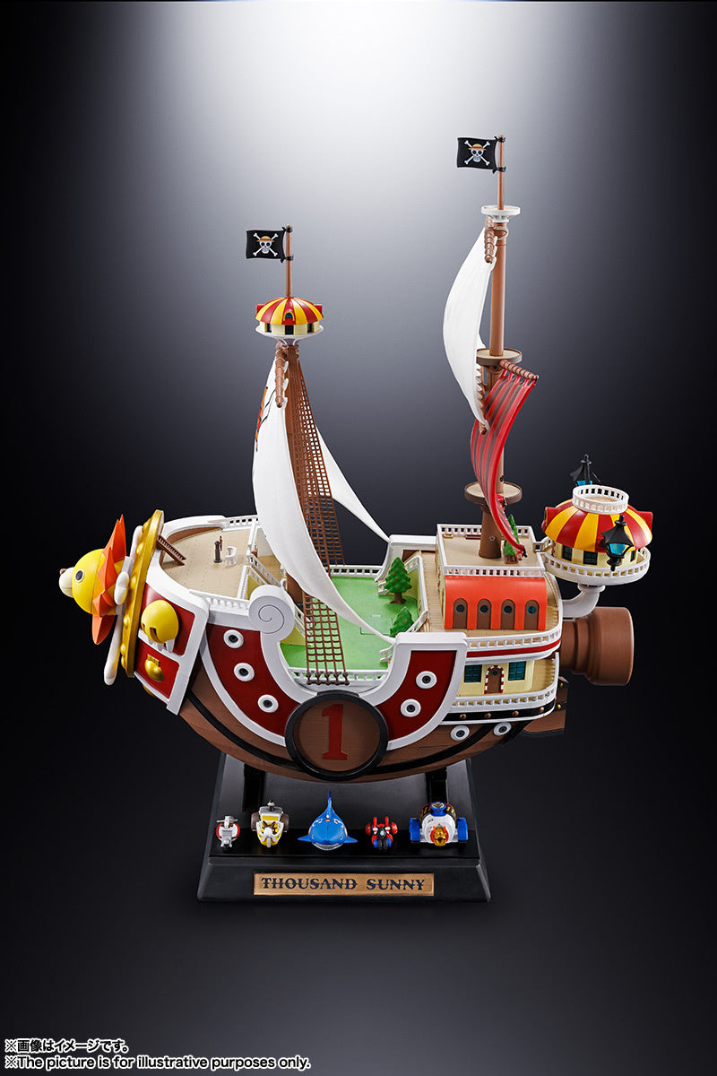BANDAI Tamashii Thousand Sunny "One Piece", TAMASHII NATIONS Chogokin(4573102592149)