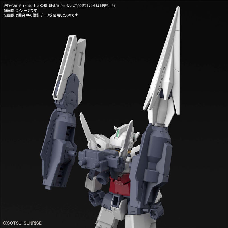BANDAI Hobby HGBD:R 1/144 PROTAGONIST'S UNIT'S NEW ARMOR & WEAPONS 1 (Tentative)