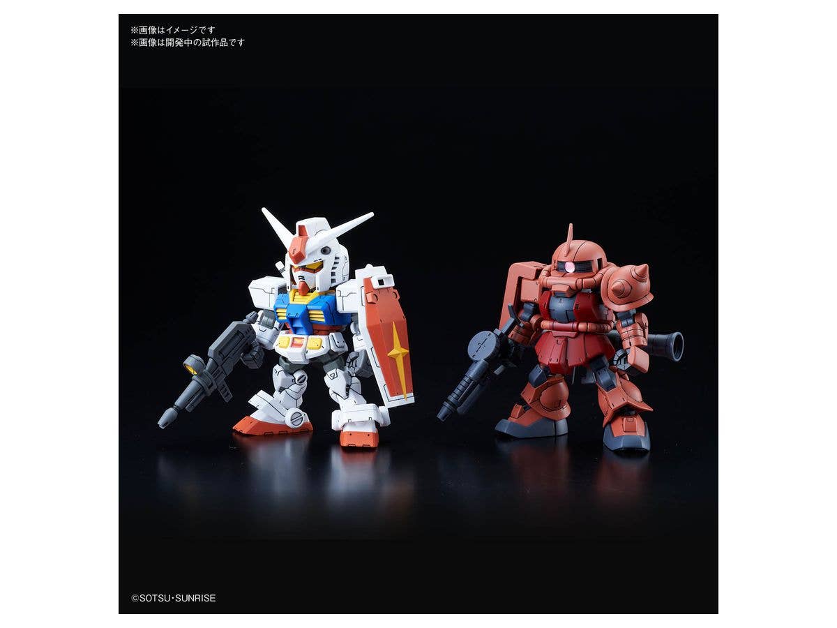 Bandai RX-78-2 Gundam & MS-06S Zaku II 'Gundam Build Divers Re:Rise', Bandai Spirits SDCS | 4573102602763