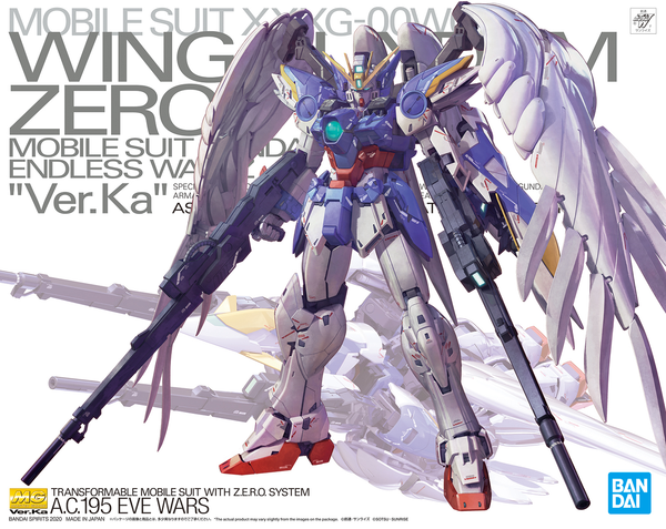 Gundam Wing: Endless Waltz - XXXG-00W0 Wing Gundam Zero Custom - MG, MG Ver.Ka - 1/100(Bandai Spirits)