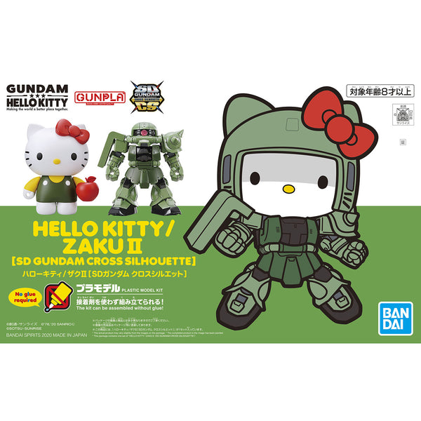 Hello Kitty - Hello Kitty - SD Gundam Cross Silhouette - Zaku II Color(Bandai Spirits)