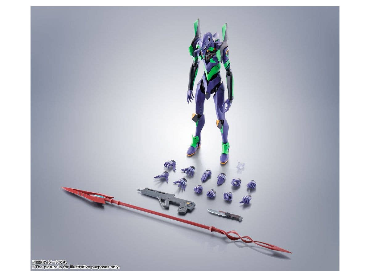 EVA-01 - Robot Spirits, Robot Spirits <Side EVA> - + Cassius no Yari(Bandai Spirits) | 4573102621177