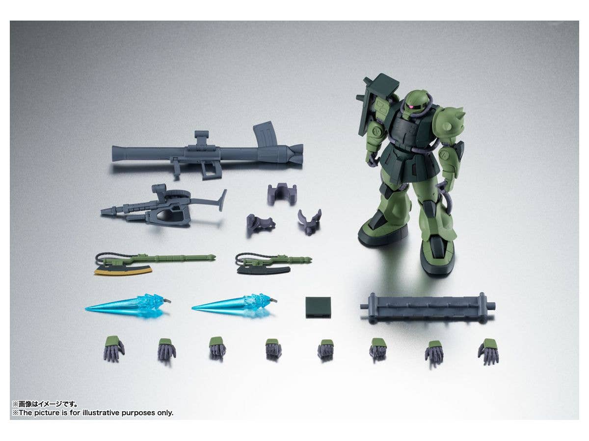 Mobile Suit Gundam: The 08th MS Team - Gundam MS08 - The 08th MS Team - MS-06JC Zaku II - Robot Spirits (R-294), Robot Spirits <Side MS>, Robot Spirits ver. A.N.I.M.E.(Bandai Spirits) | 4573102629845