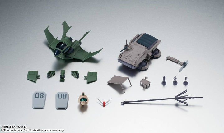 Mobile Suit Gundam: The 08th MS Team - Gundam MS08 - The 08th MS Team - Kiki Rosita - Michel Ninorich - Shirou Amada - Robot Spirits (R-296), Robot Spirits <Side MS>, Robot Spirits ver. A.N.I.M.E.(Bandai Spirits) | 4573102632968