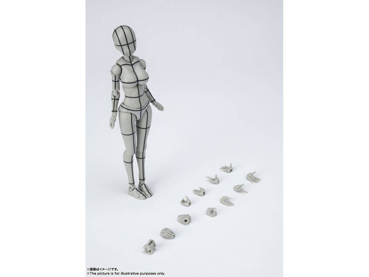 BANDAI Spirits Body Chan -Kentaro Yabuki- Wire Frame (Gray Color Ver.) , Bandai Spirits S.H Figuarts | 4573102633002
