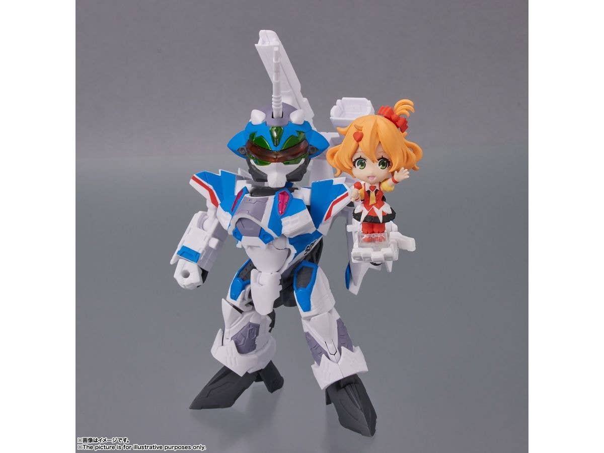 BANDAI Spirits VF-31J Siegfried (Hayate Immelmann use) with Freyja Wion | 4573102641526