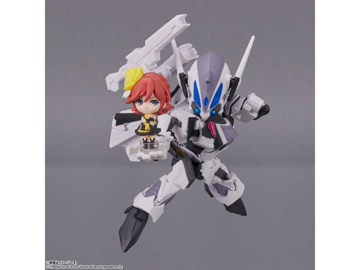 BANDAI Spirits VF-31F Siegfried (Messer Ihlefeld use) with Kaname Buccaneer | 4573102641533