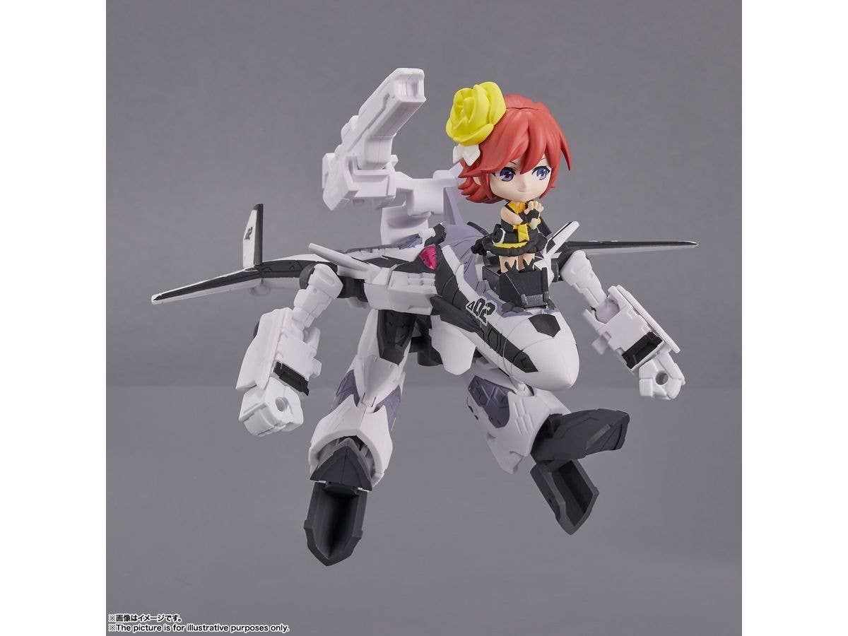 BANDAI Spirits VF-31F Siegfried (Messer Ihlefeld use) with Kaname Buccaneer | 4573102641533