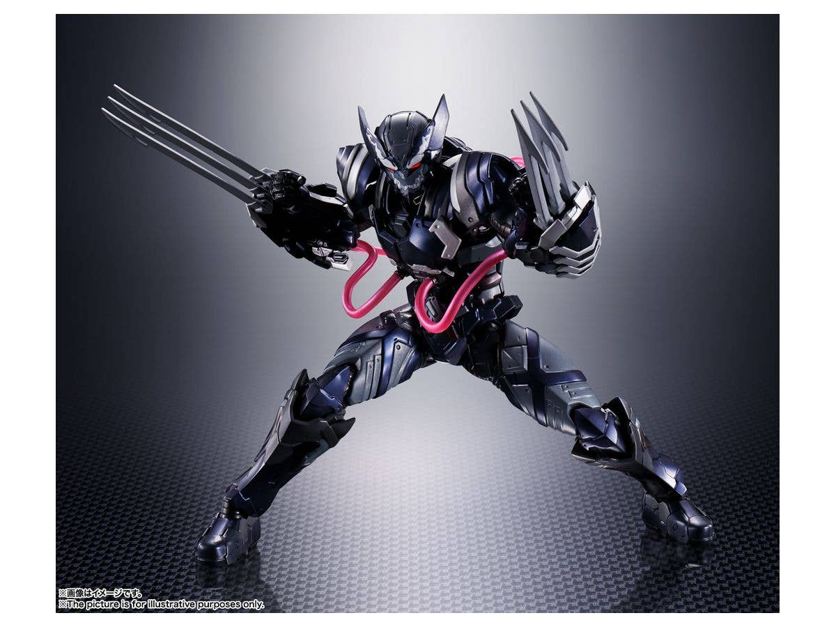 BANDAI Spirits Venom Symbiote Wolverine (Tech-On Avengers) Tech-On Avnegers, Bandai Spirits S.H.Figuarts | 4573102641656