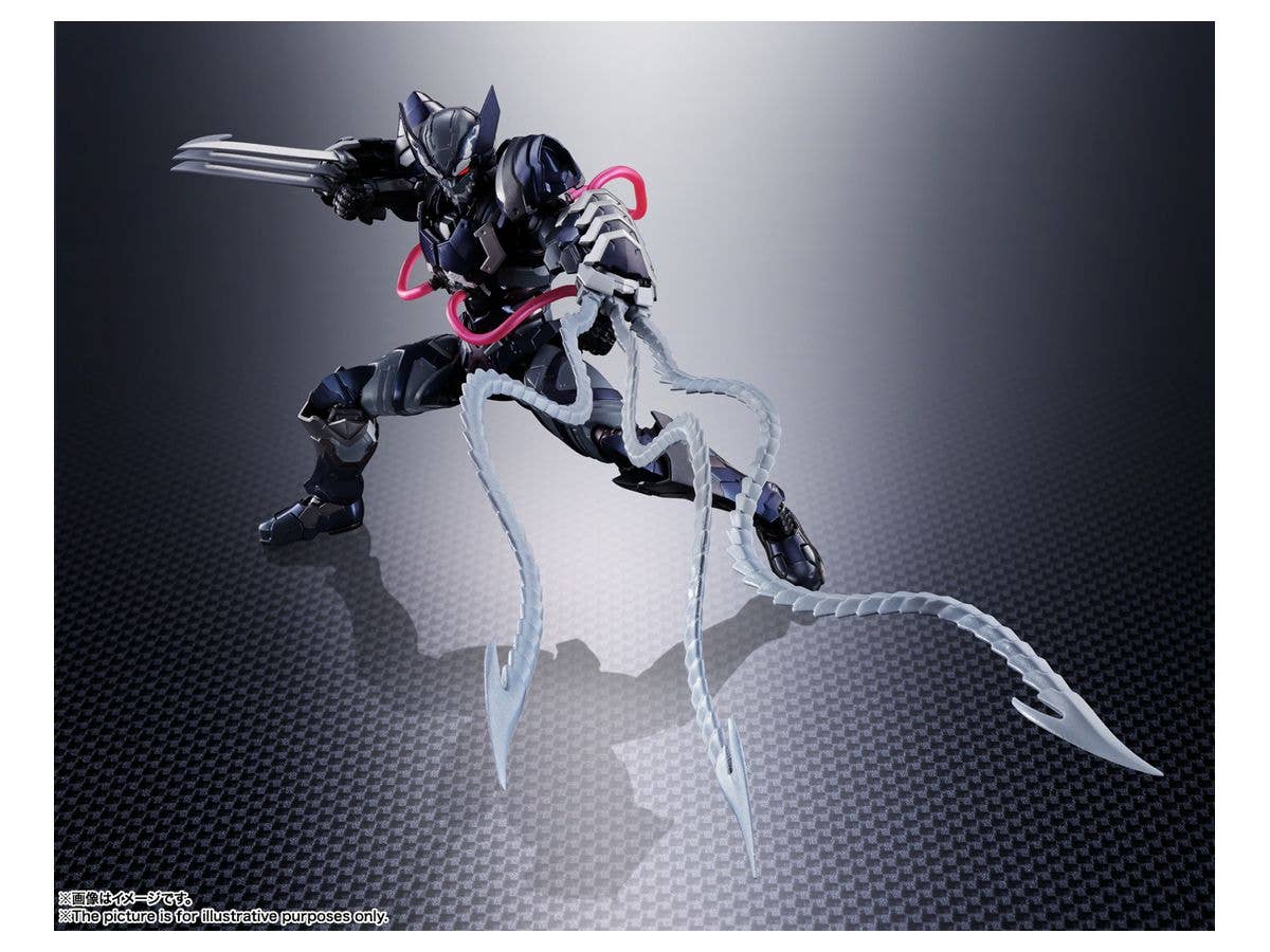 BANDAI Spirits Venom Symbiote Wolverine (Tech-On Avengers) Tech-On Avnegers, Bandai Spirits S.H.Figuarts | 4573102641656