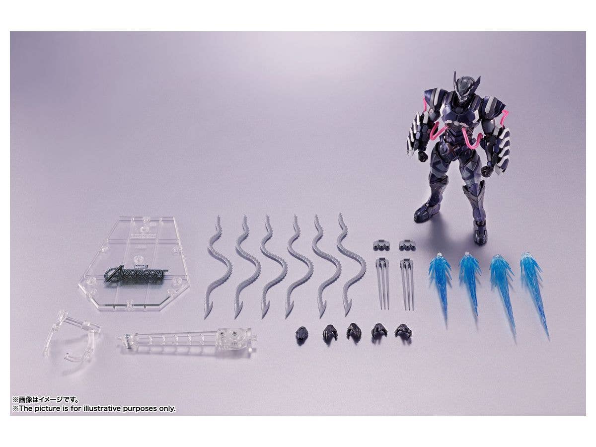 BANDAI Spirits Venom Symbiote Wolverine (Tech-On Avengers) Tech-On Avnegers, Bandai Spirits S.H.Figuarts | 4573102641656