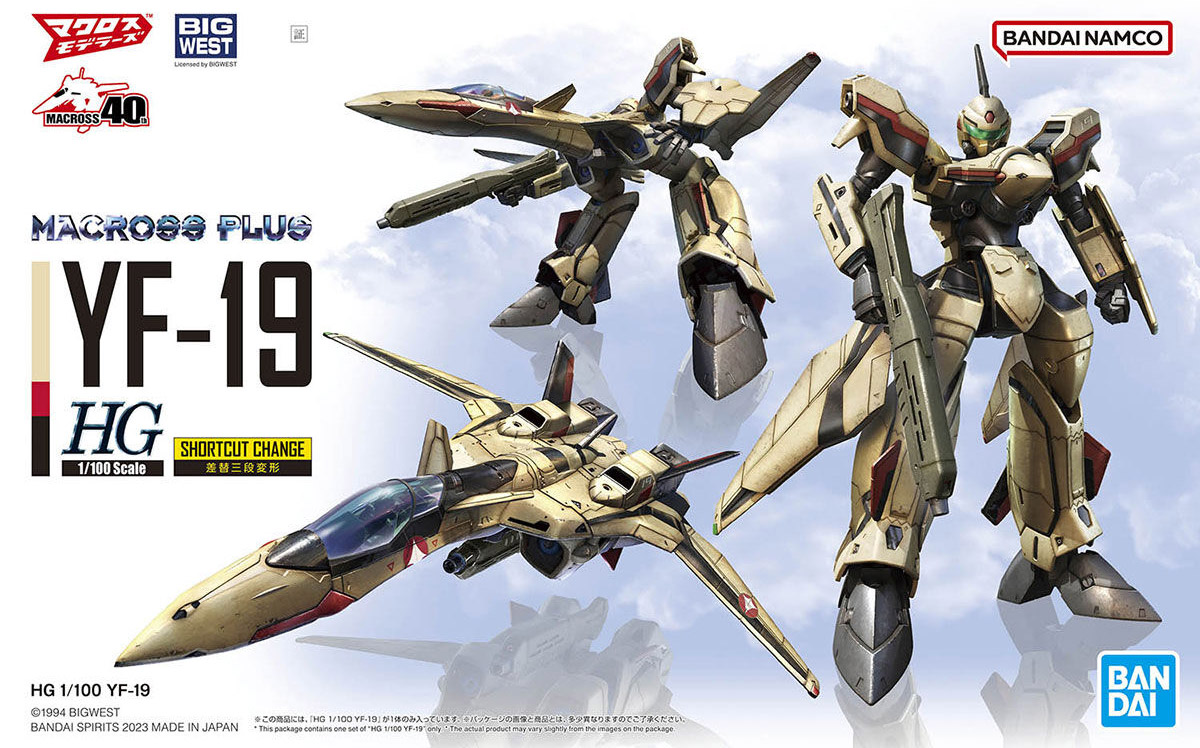 BANDAI HOBBY HG 1/100 YF-19(4573102642585)