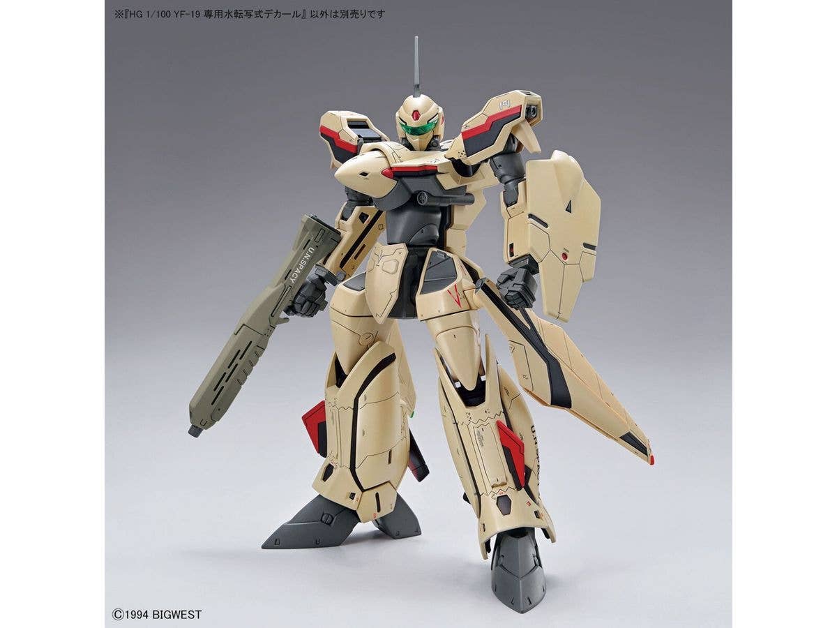 HG 1/100 YF-19 WATER DECALS | 4573102642592
