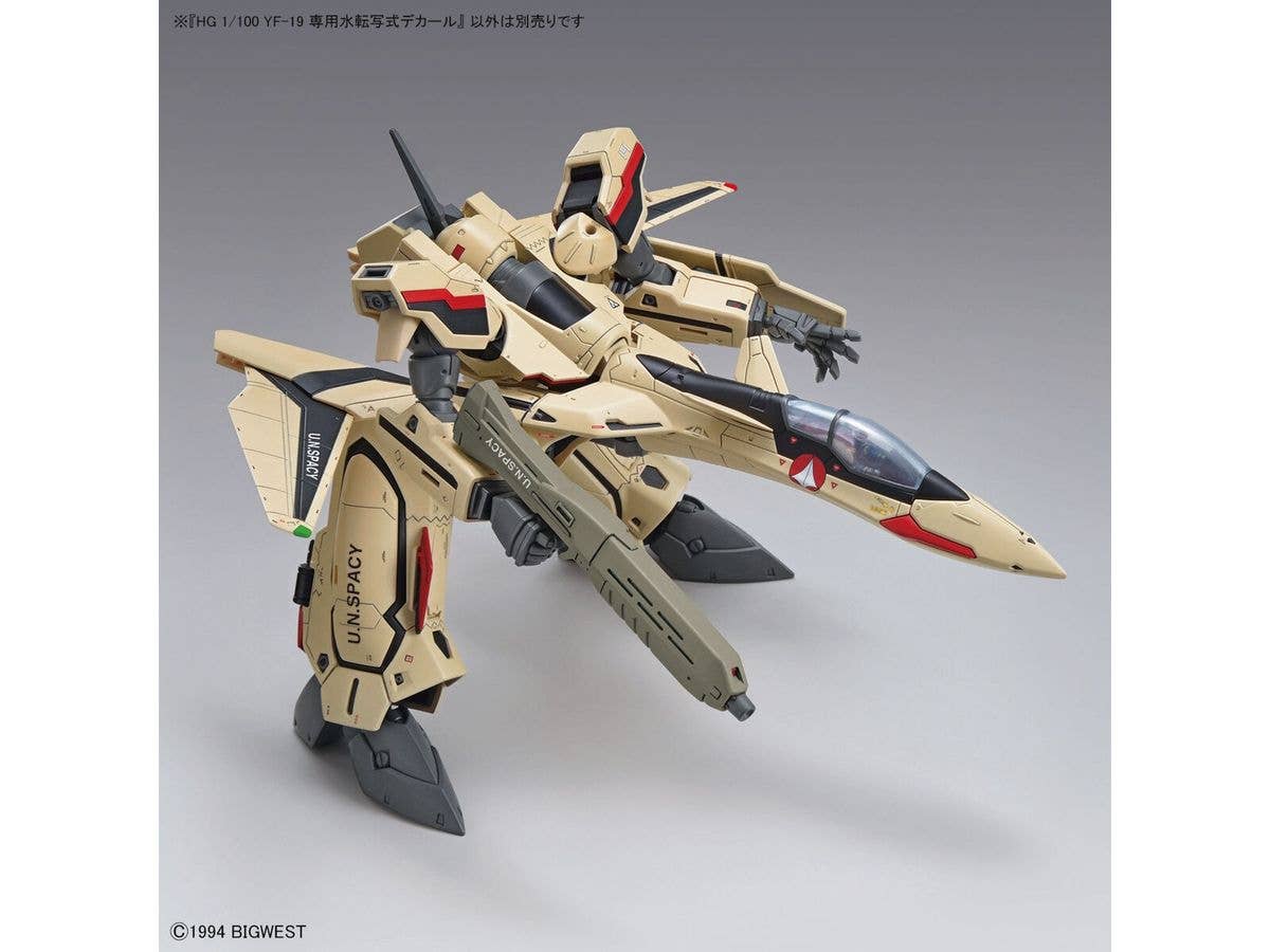 HG 1/100 YF-19 WATER DECALS | 4573102642592