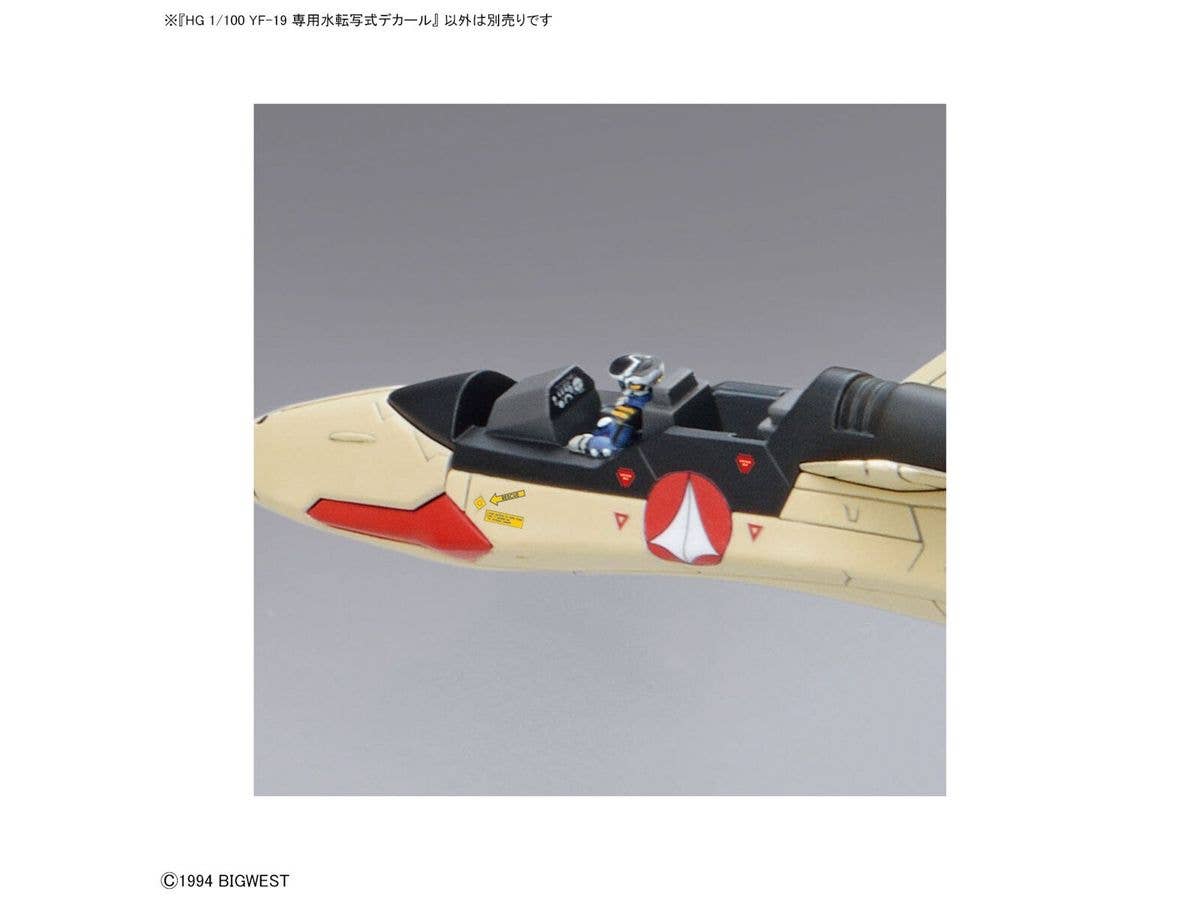 HG 1/100 YF-19 WATER DECALS | 4573102642592