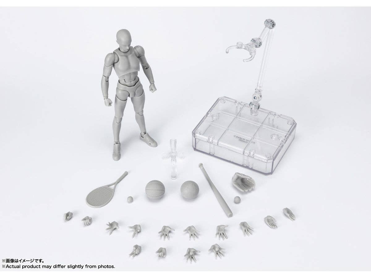BANDAI Spirits Body-Kun -Sports- Edition DX Set (Gray Color ver.) , Tamashii Nations S.H.Figuarts | 4573102649331