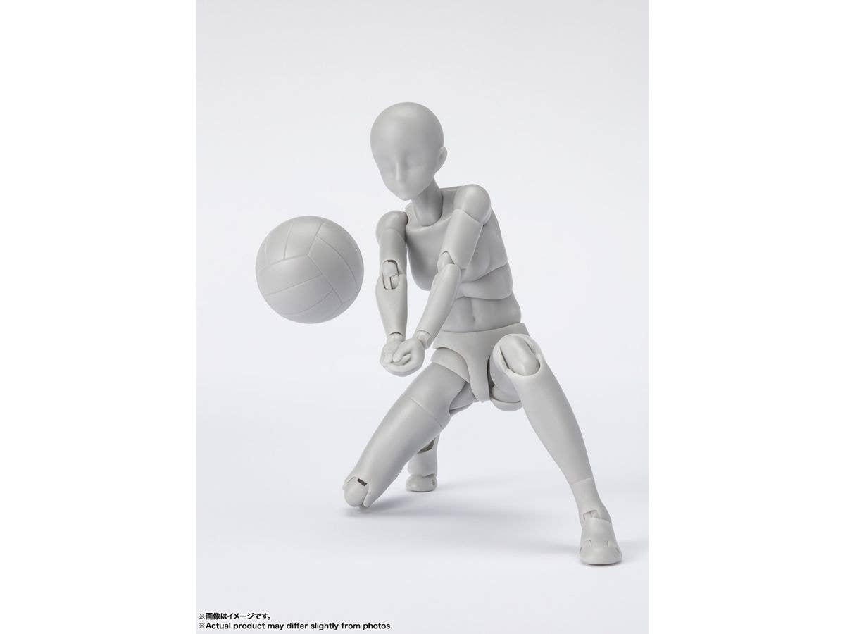 BANDAI Spirits Body-Chan -Sports- Edition DX Set (Gray Color ver.) , Tamashii Nations S.H.Figuarts | 4573102649348