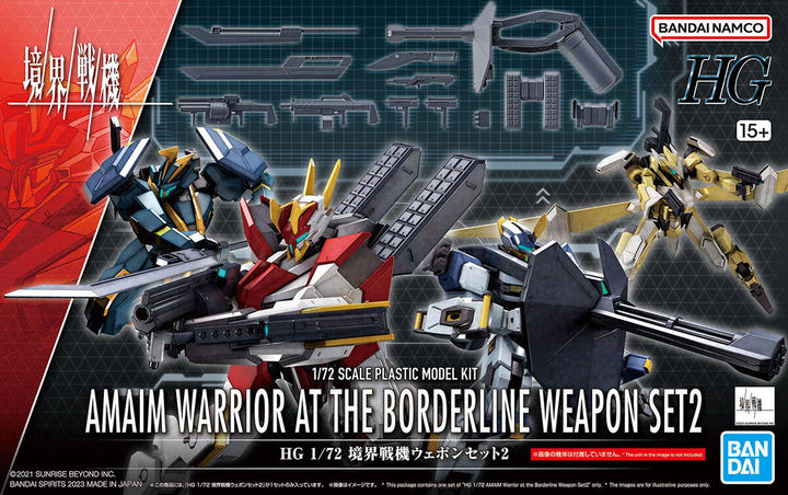 Bandai Spirits HG 1/72 Weapon Set 2 AMAIM Warrior at the Borderline | 4573102650269