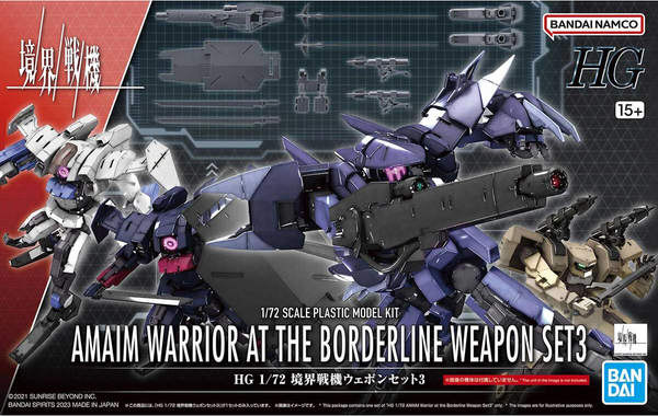 Bandai Spirits HG 1/72 Weapon Set 3 AMAIM Warrior at the Borderline