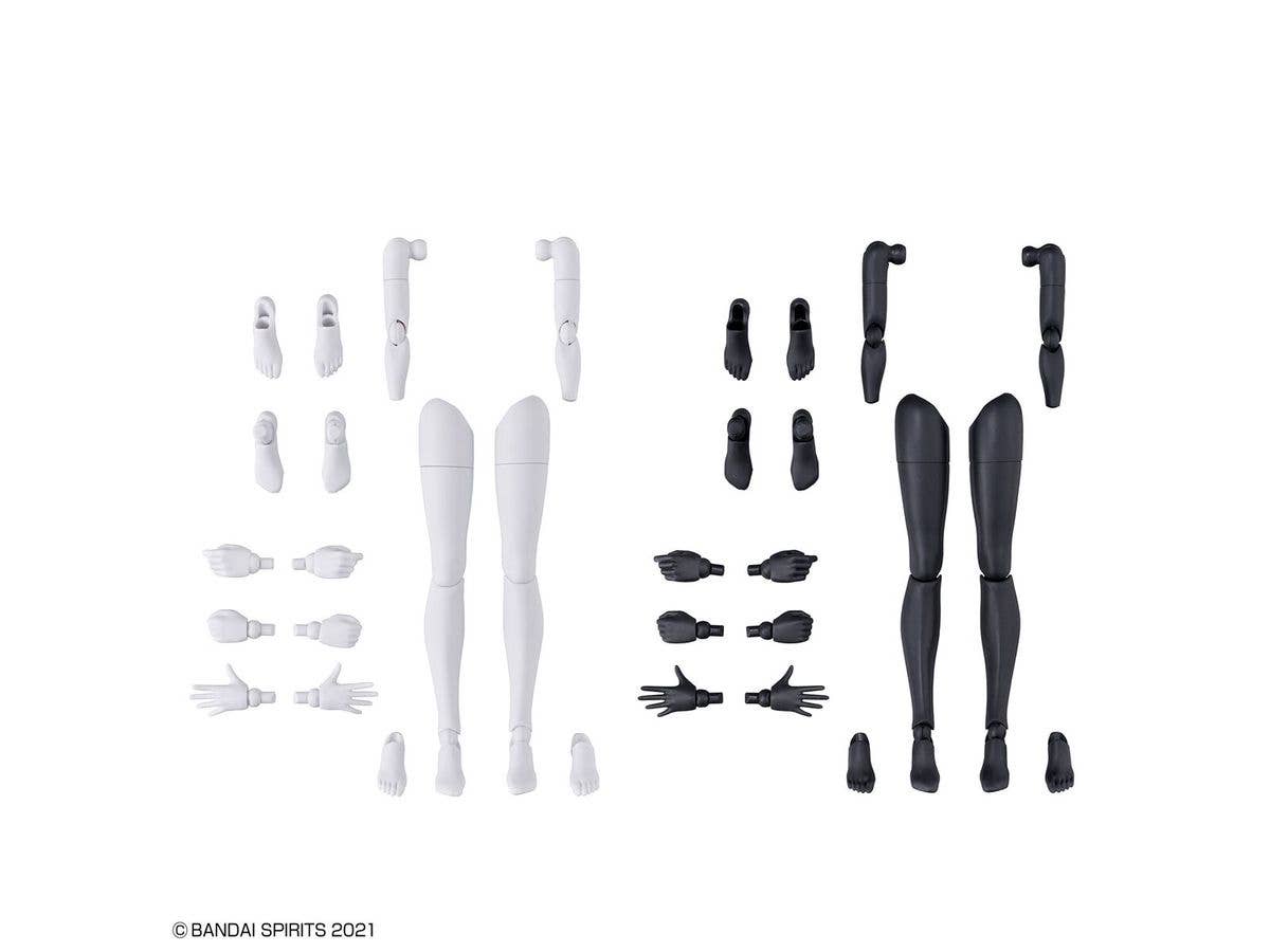 30MS OPTION BODY PARTS ARM PARTS & LEG PARTS [WHITE/BLACK] | 4573102651006