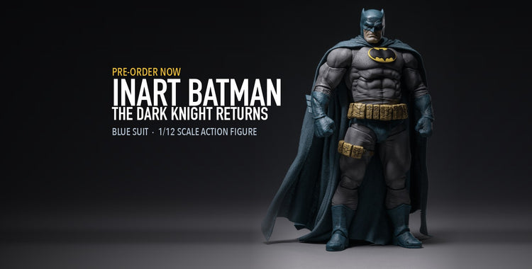 INART Batman The Dark Knight Returns Blue Suit 1/12 action figure - pre-order now at P-Rex Hobby