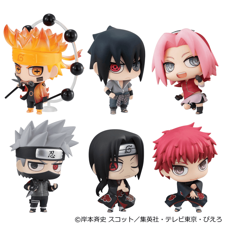 ChimiMega Series Naruto Shippuden Mascot Collection【1】 (Box of 6)