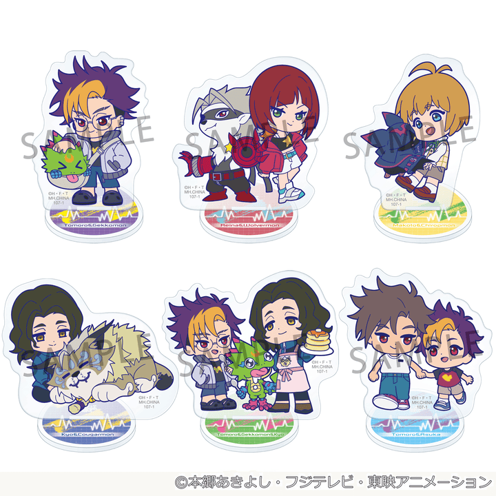 Acrylic Stand Buddycolle DIGIMON BEATBREAK (Box of 6)