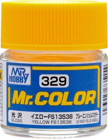 Mr Hobby Mr. Color 329 - Yellow FS13538 (Gloss/Aircraft) | 4973028717570
